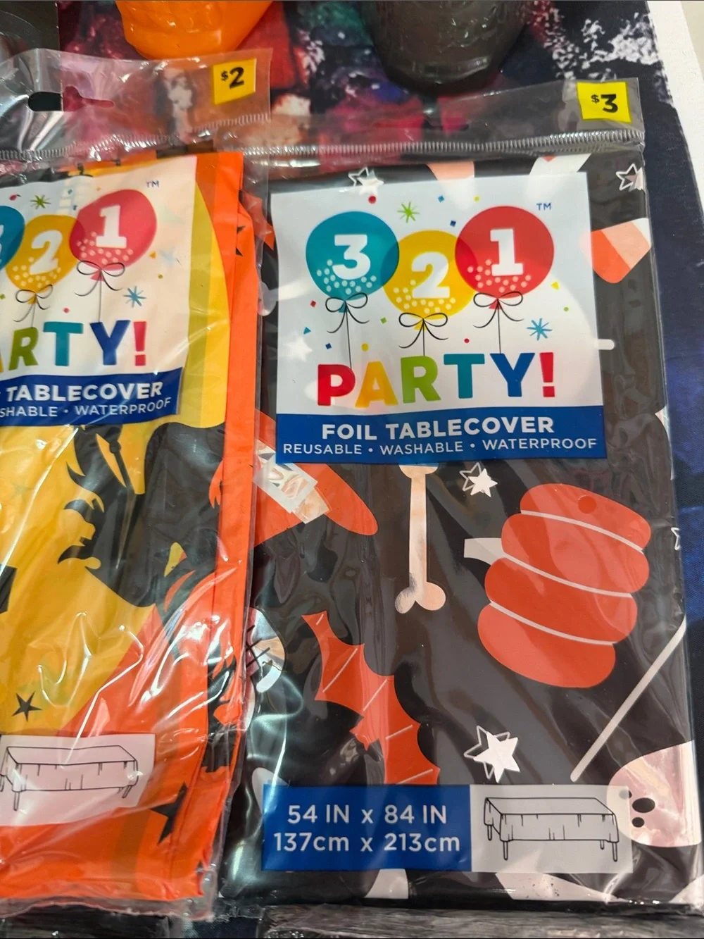 Party! Halloween Disposable Tableware Set - Orange & Black